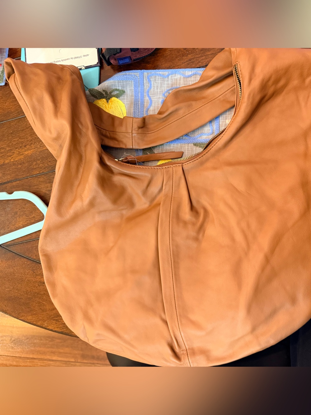 Anthropologie Tan Shoulder Hobo